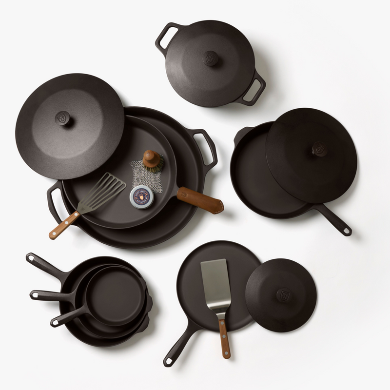 12-Piece Cast Iron Set & Accessories
