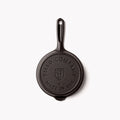 Underside of a cast iron skillet stamped Field Company, Made in USA and the size 4 thumbnail